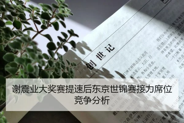 谢震业大奖赛提速后东京世锦赛接力席位竞争分析